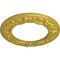 Ekena Millwork Ribbon with Bow Ceiling Medallion (Canopies up to 7 1/2"), 12 1/4"OD x 7 1/2"ID x 7/8"P, Rich Gold CM12RIRGS - alternate 3